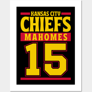 Kansas City Chiefs Mahomes 15 American Football Team Posters and Art